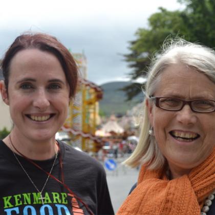 Karen Coakley, Chairperson, Kenmare Food Carnival & Darina Allen